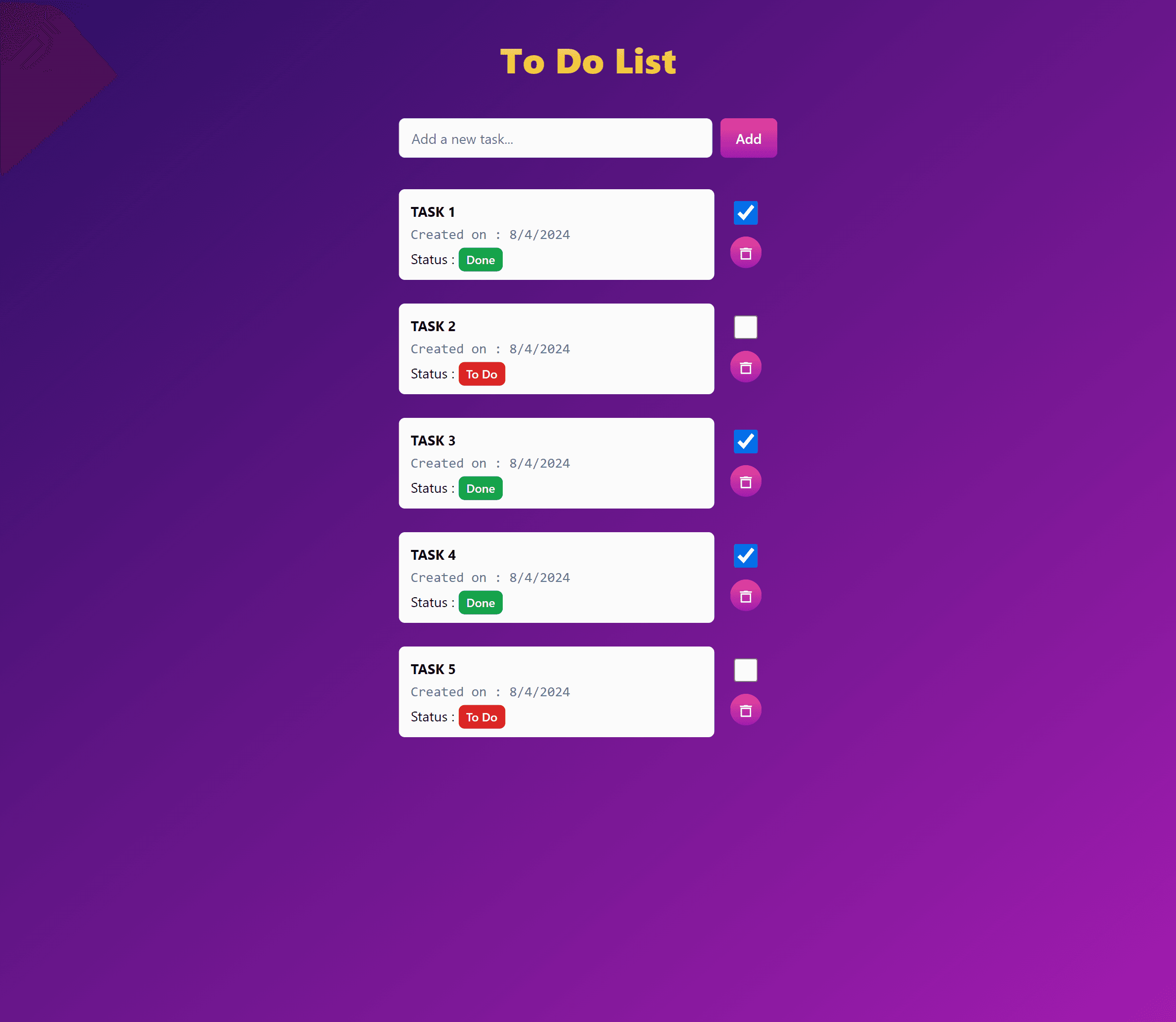 To-Do-List Project